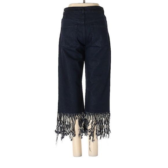 ASOS Fringe High Waisted Jeans - Picture 2 of 2
